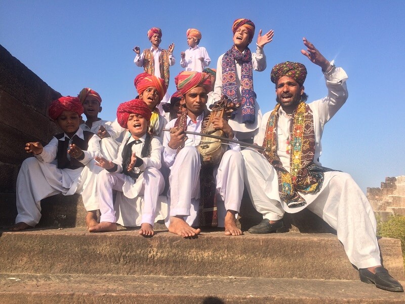 Manganiar performing festival in Rajasthan