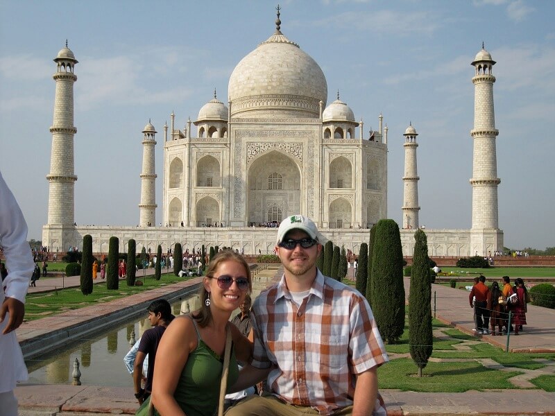 Taj Mahal in Summer