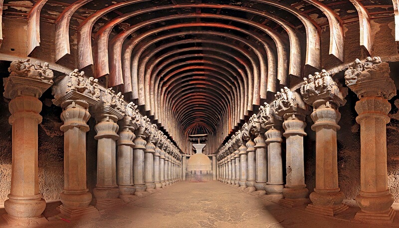 Chaitya Hall karla caves Pune