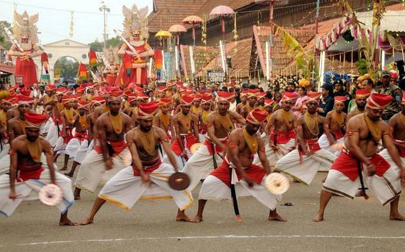 Velakali traditional martial dance of Kerala