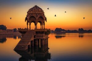 tourist attractions in Jaisalmer, Gadi Sagar Lake