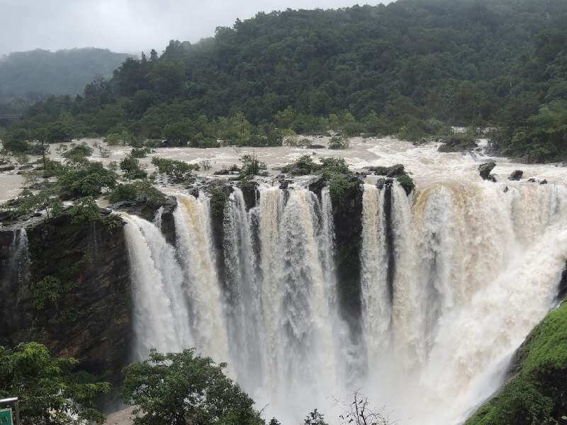 Jog waterfalls situated in Shimoga town Karnataka
