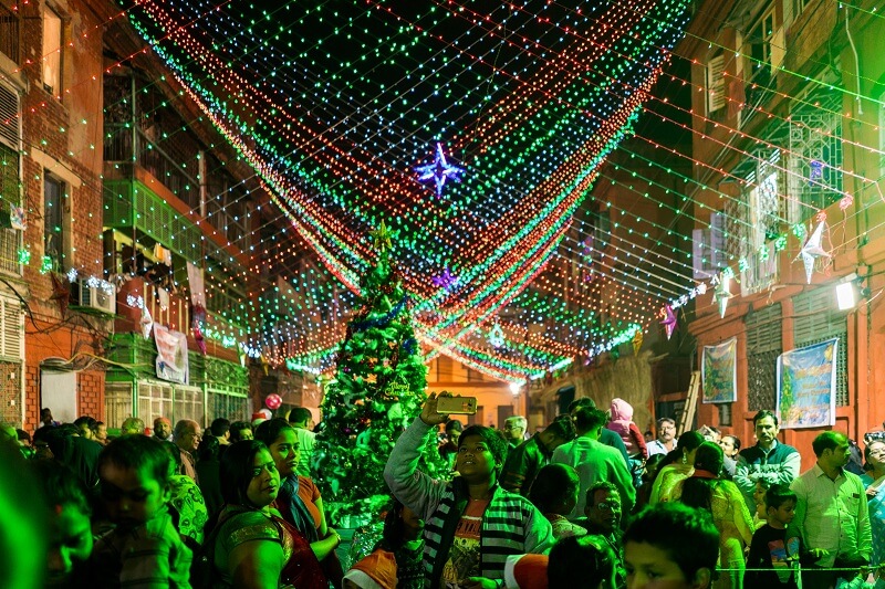 Kolkata Christmas Celebration