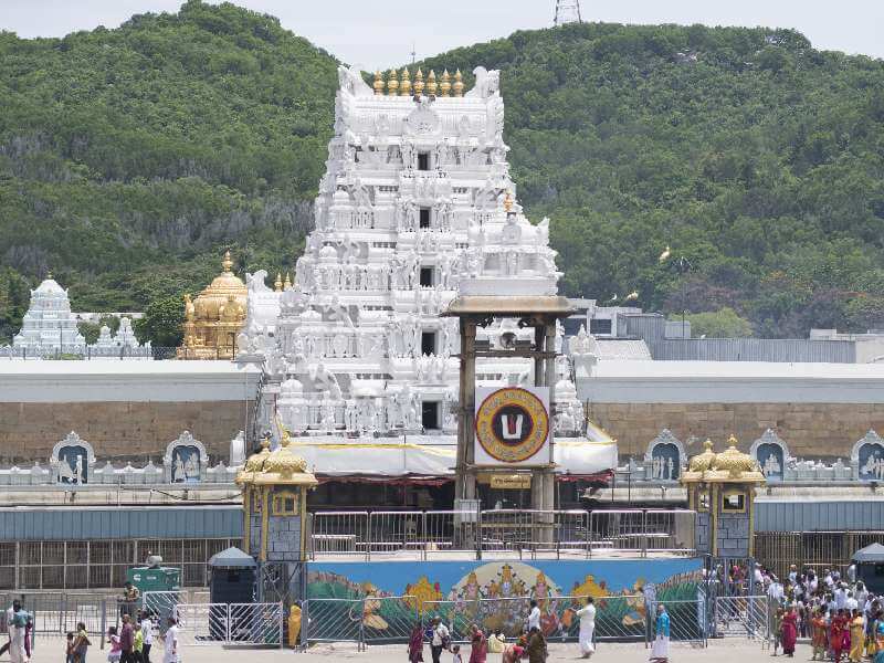 Tirupati is called as the temple town of Andhra Pradesh