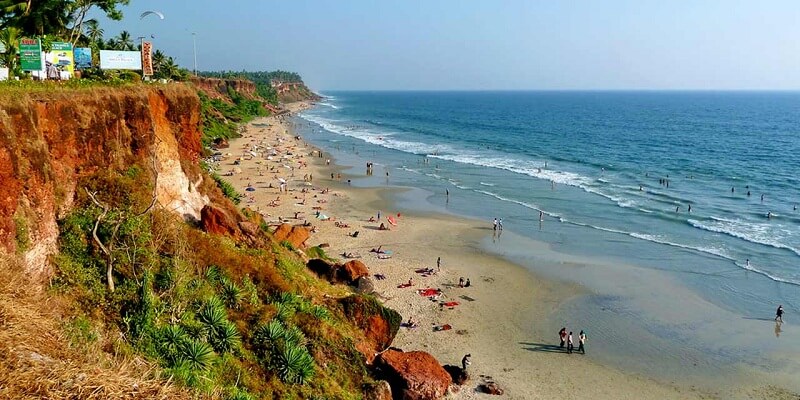 Varkala Papanasam Beach