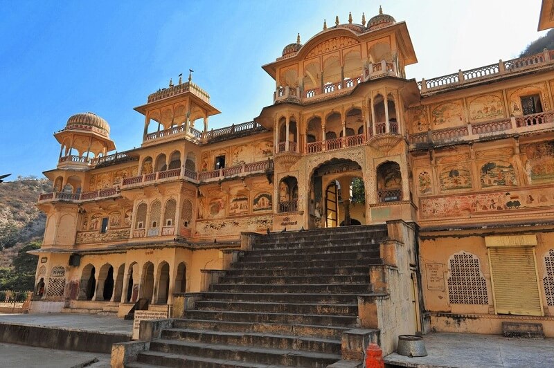 Galtaji Temple in Jaipur, Rajasthan