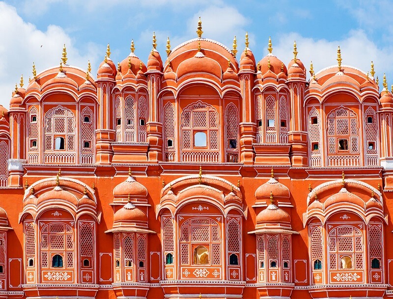 Jharokhas of the Hawa Mahal, Jaipur