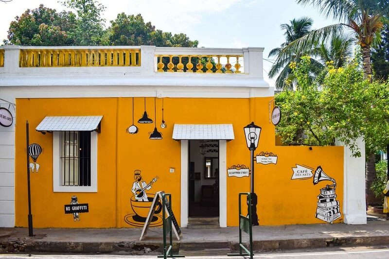 Café dés Arts, Pondicherry