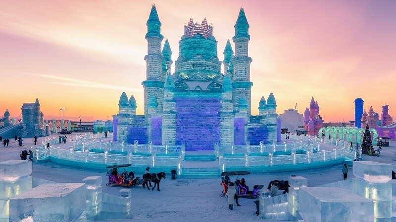 Harbin, China Christmas Celebrated