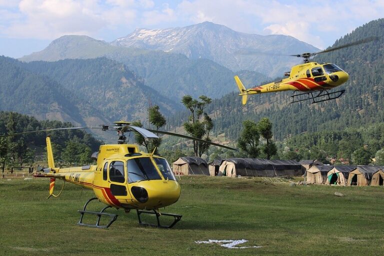 Amarnath Yatra in Helicopter