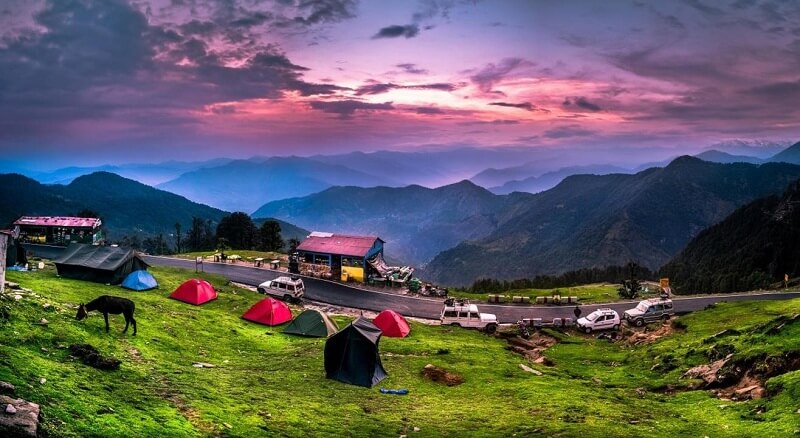 Camping in Kanatal