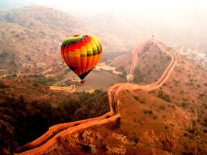 Hot air balloon rides in Rajasthan