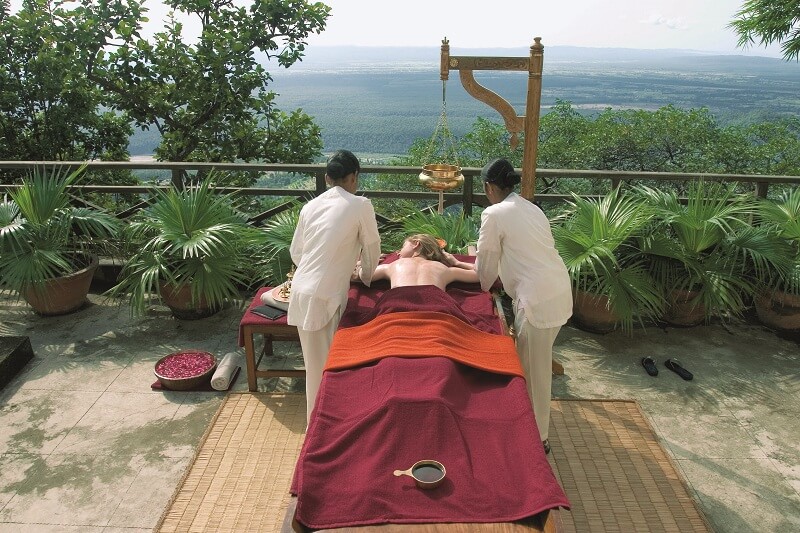 Spa and Ayurvedic massage in Himalayas