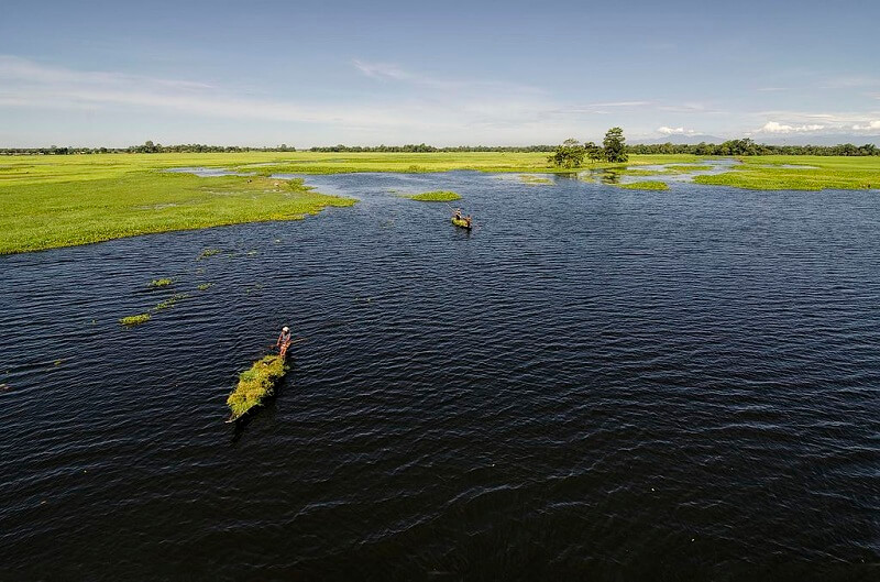 Doriya River of Majuli, Assam