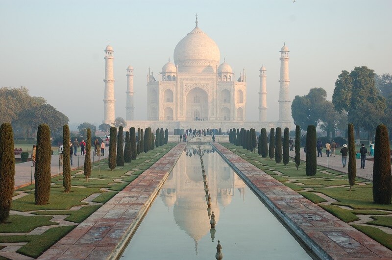 Agra Taj Mahal Winter