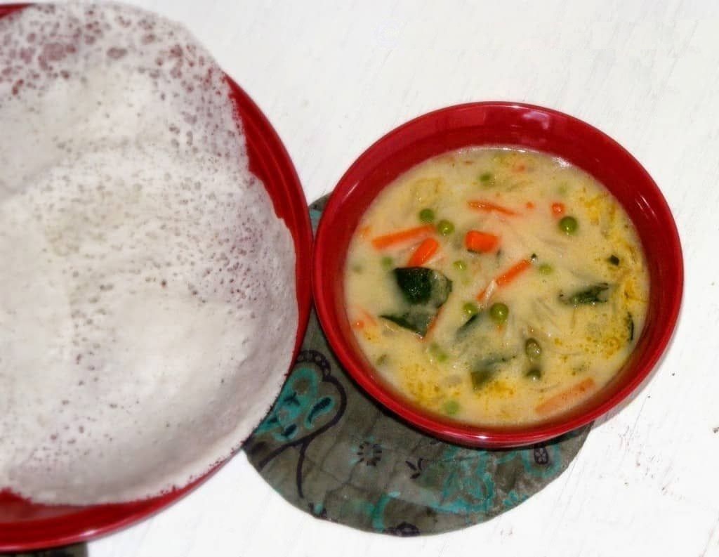 Appam with Ishtu Kerala Dish