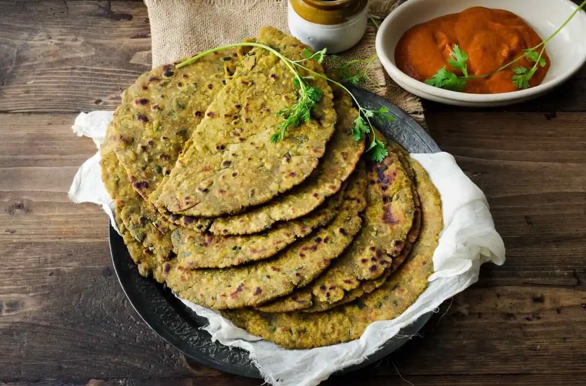Besan Masala Roti Haryana