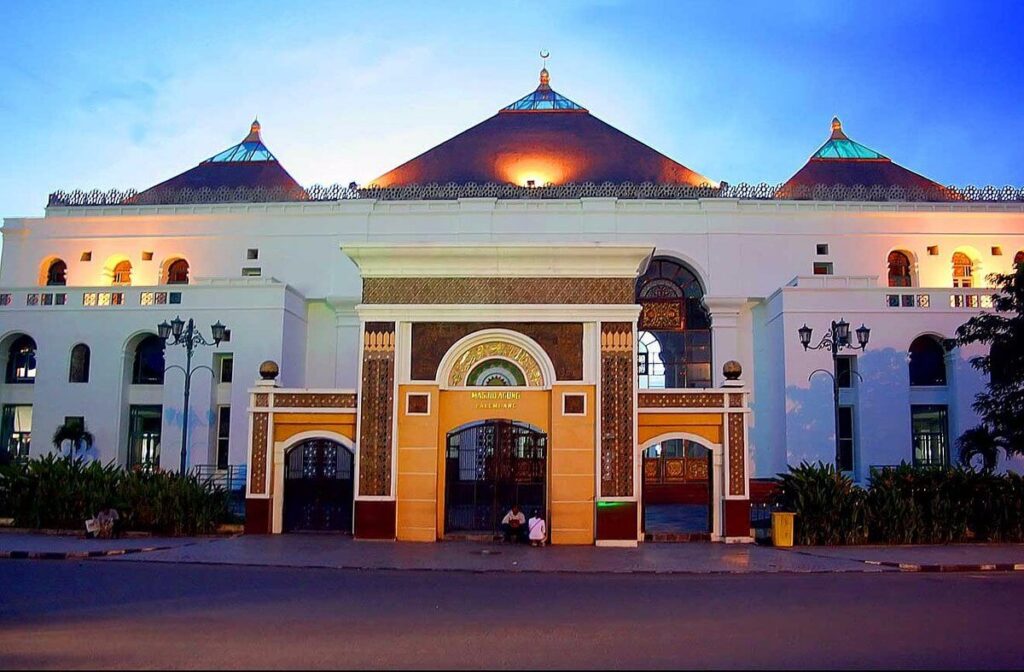Grand Great Mosque of Palembang Indonesia