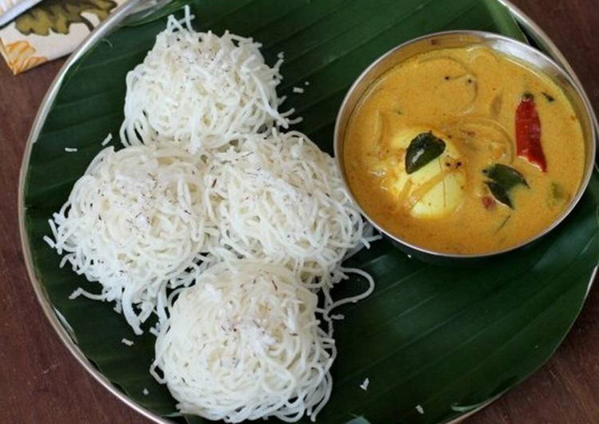 Idiyappam With Curry Kerala Dish