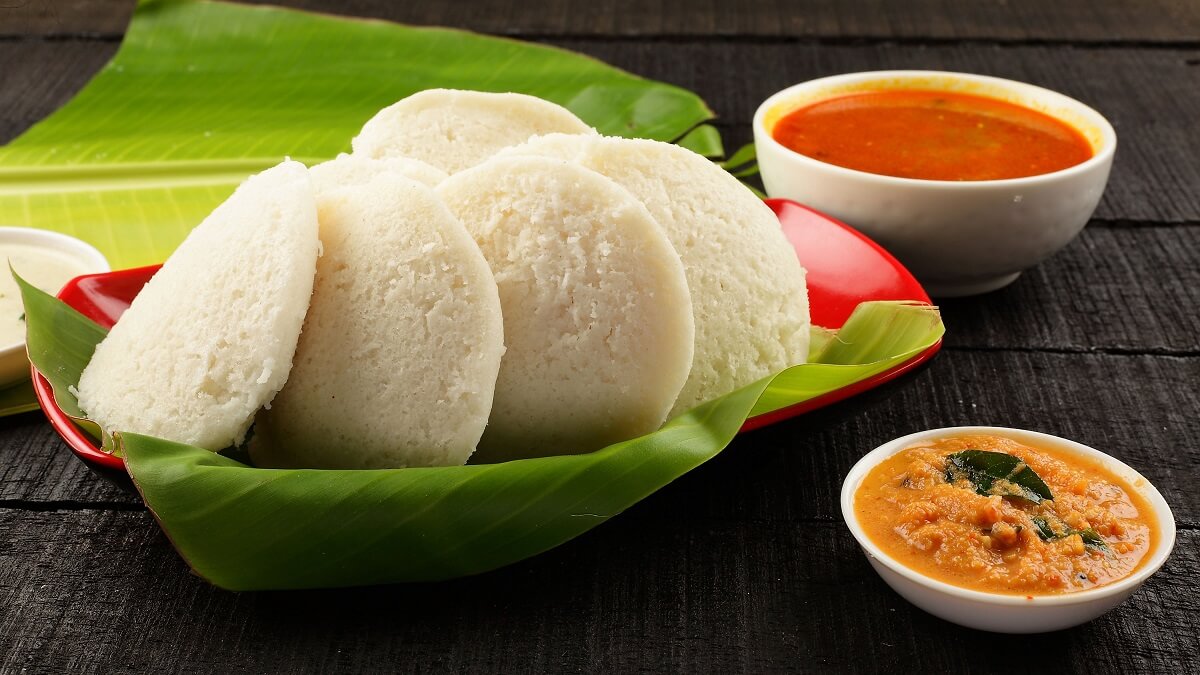 Idli Sambar Kerala Dish