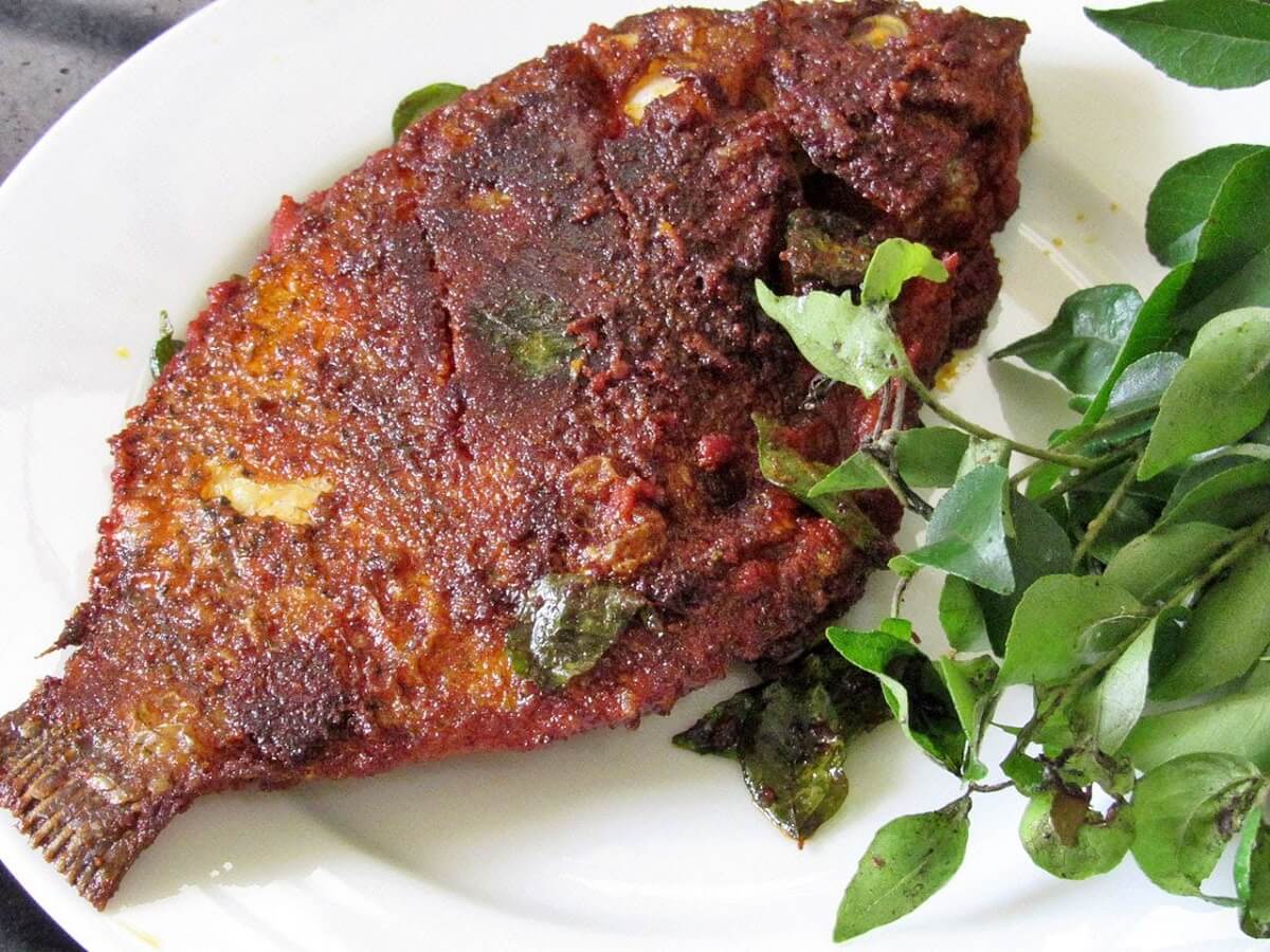 Karimeen Pollichathu Kerala Dish