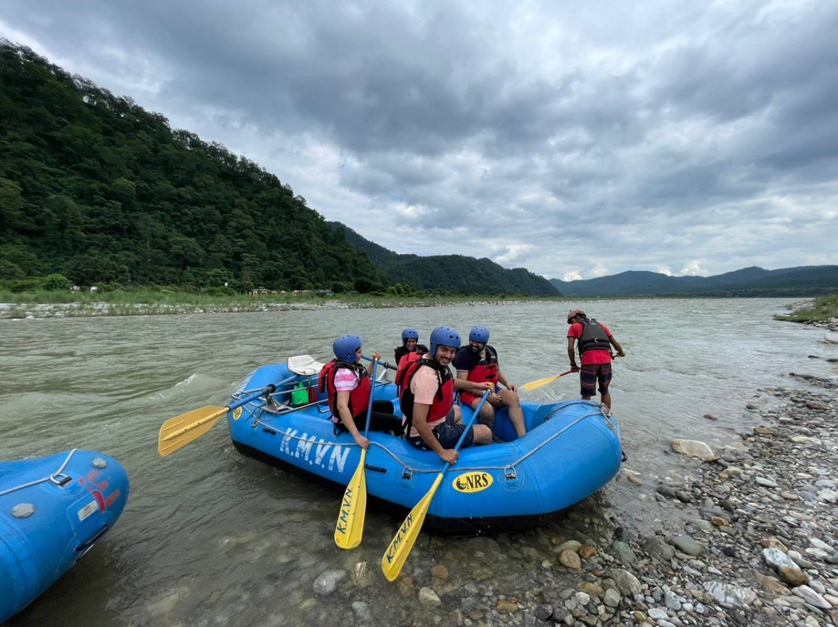 River Rafting in Jim Corbett