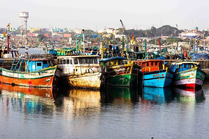 Royapuram Fishing Harbour, Chennai