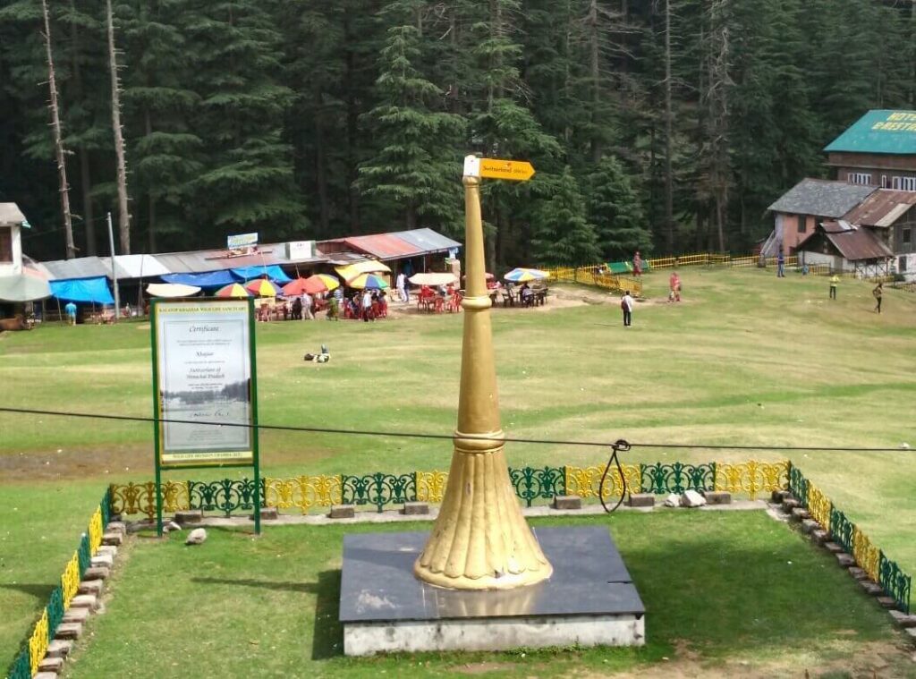 Golden Devi Temple Khajjiar Himachal