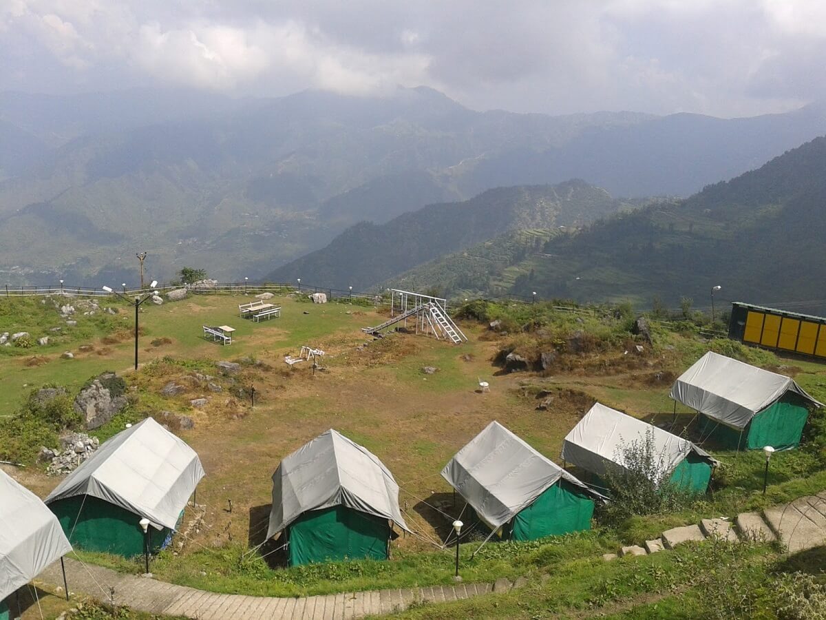 Camping in Dhanaulti, Uttarakhand