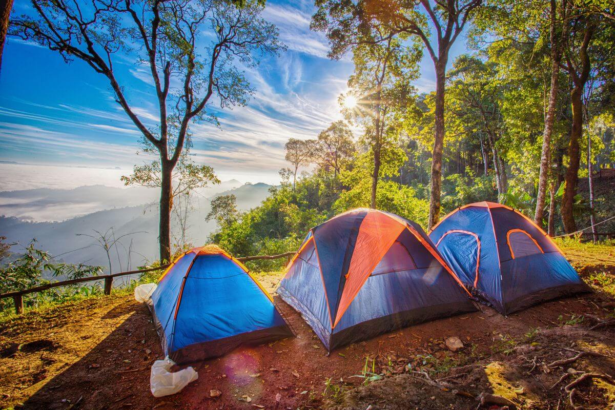Camping in Kanatal, Uttarakhand