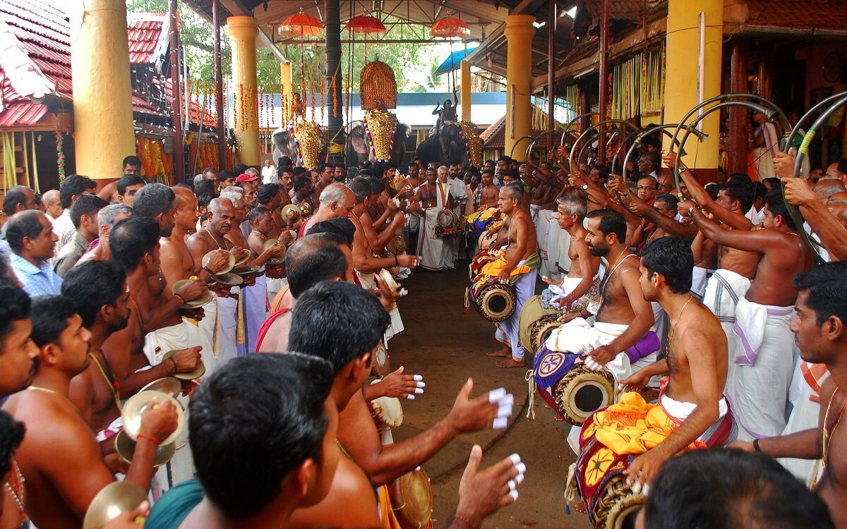Panchavadyam Cherpulasseri, Kerala