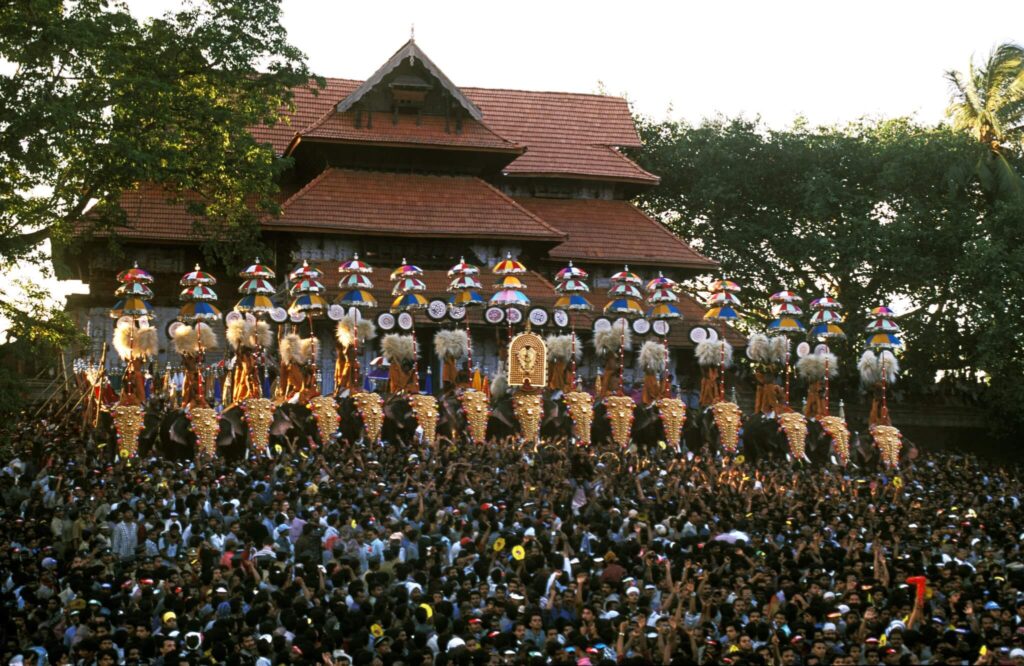 thrissur pooram Festival Kerala Biggest