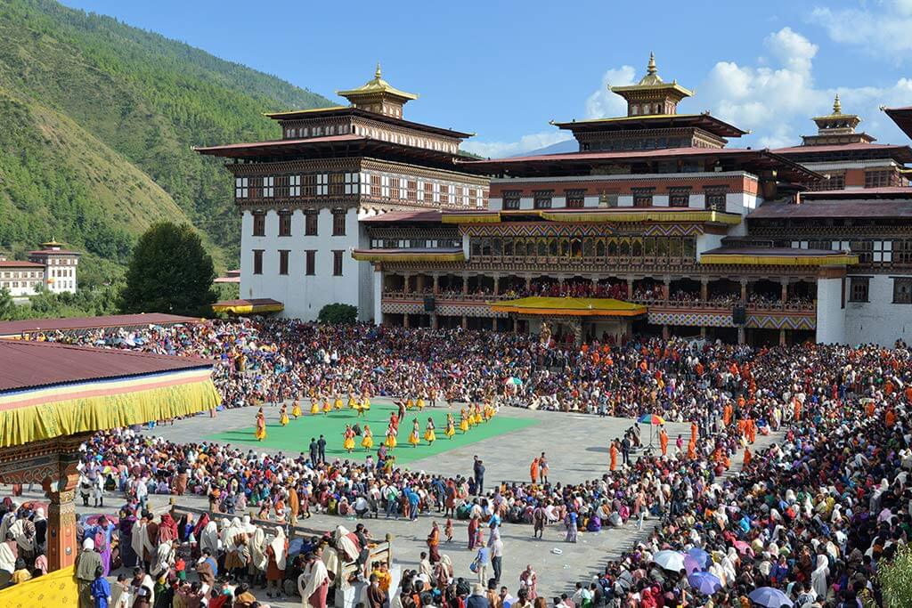 Attend a Bhutanese Festival (Tsechu)