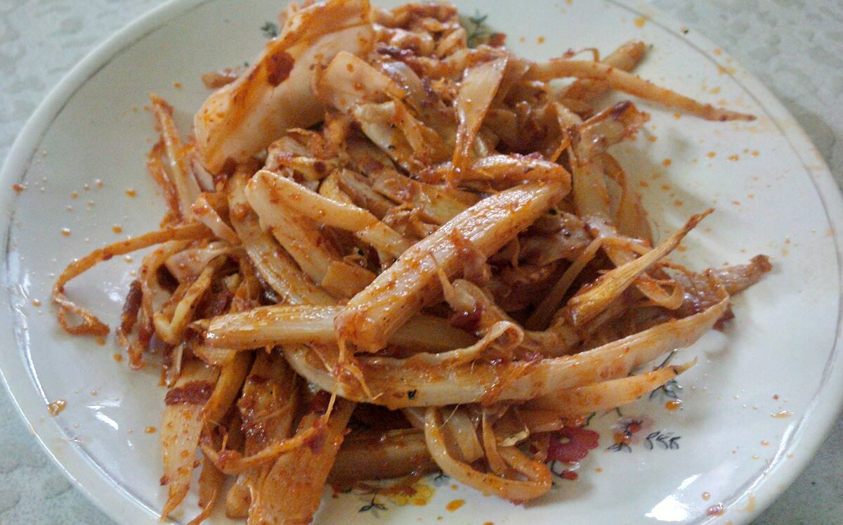 Bamboo Shoot Curry Food in Sikkim