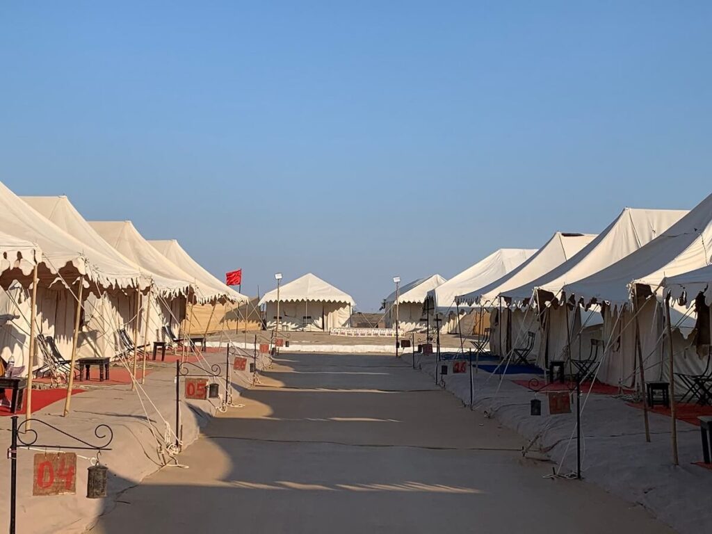 Camping in Rann of Kutch Gujarat