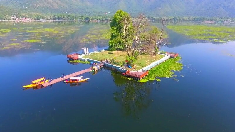 Char Chinar, Dal Lake, Srinagar, Kashmir
