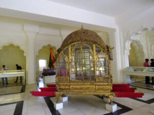 Palanquin at Mehrangarh Fort Museum Jaipur