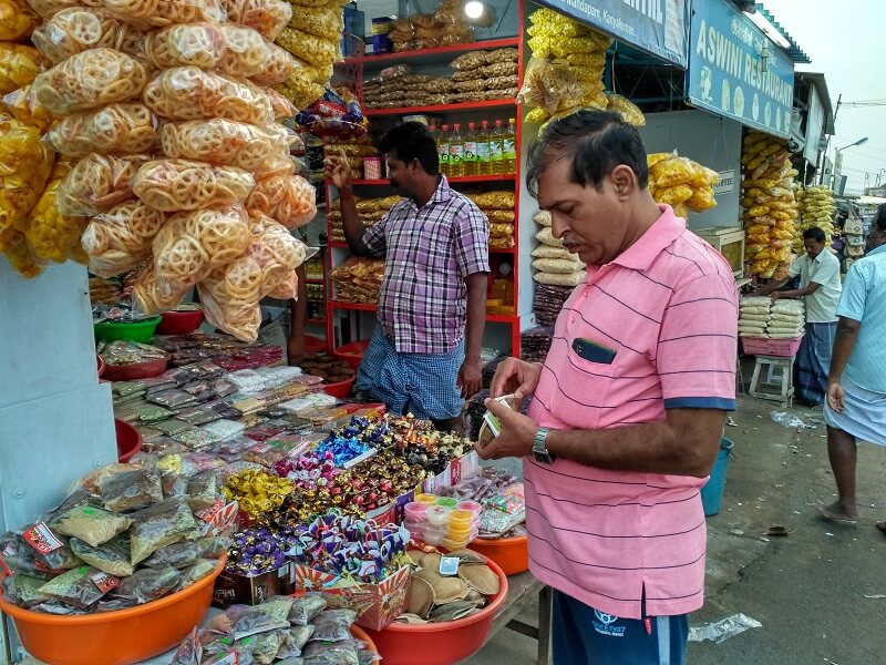 Street Market of Kanyakumari, Tamil Nadu