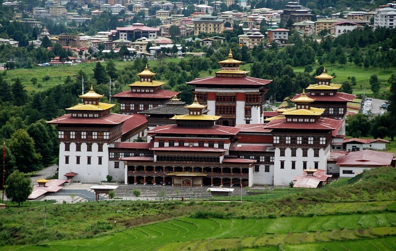 Tashichho Dzong Monastery, Bhutan