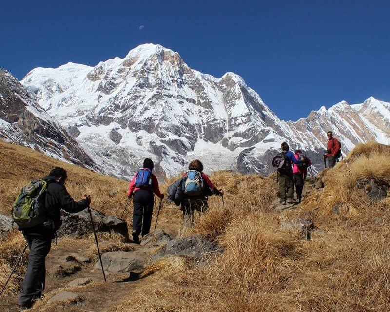 Trek at the Annapurna Base Camp, Nepal