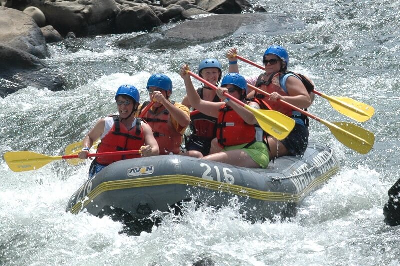 White water rafting in Trishuli River, Nepal