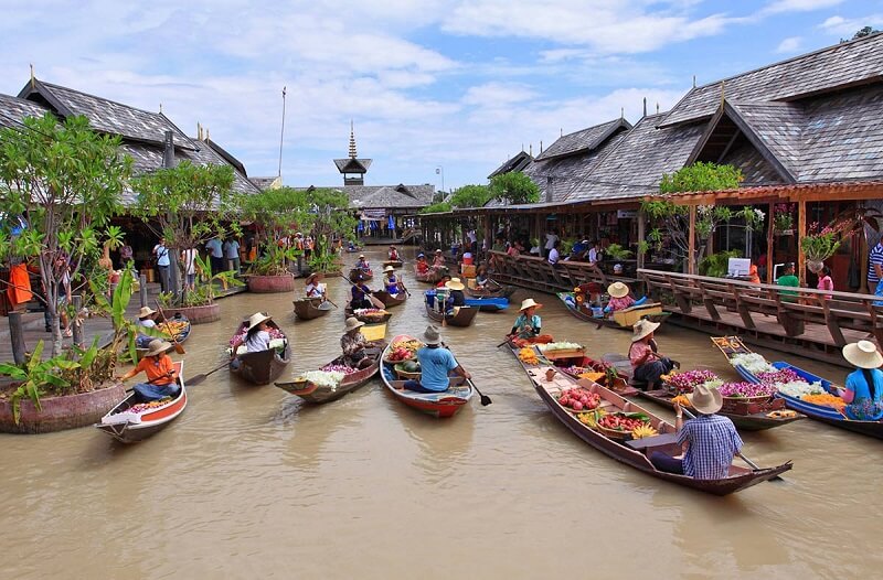 Floating Market, Pattaya, Thailand