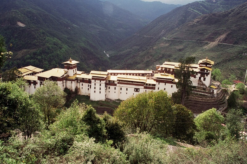 Trongsa Dzong Valley, Bhutan