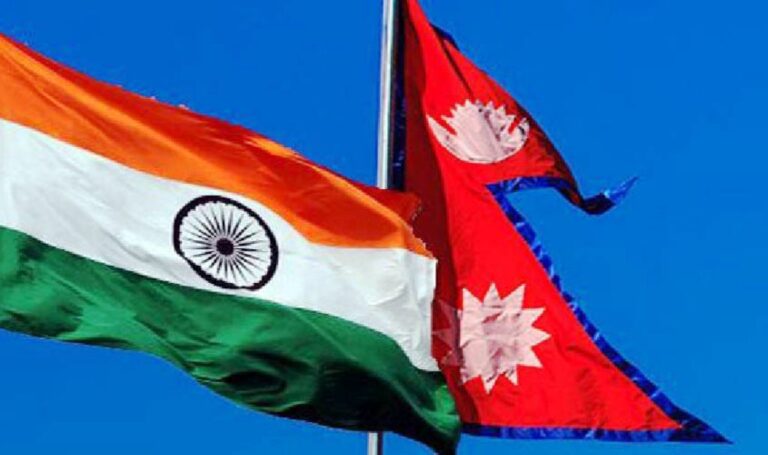 india and nepal flag