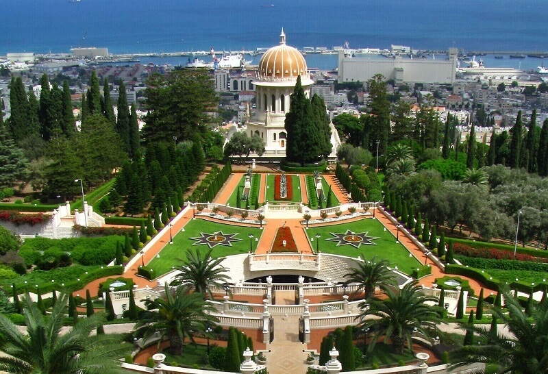 Bahai Gardens, Haifa, Northern Israel