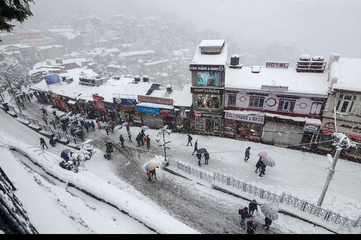 What's the best place to see snow in India in January 2025?