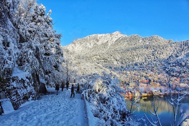 Nainital Snowfall, Uttarakhand