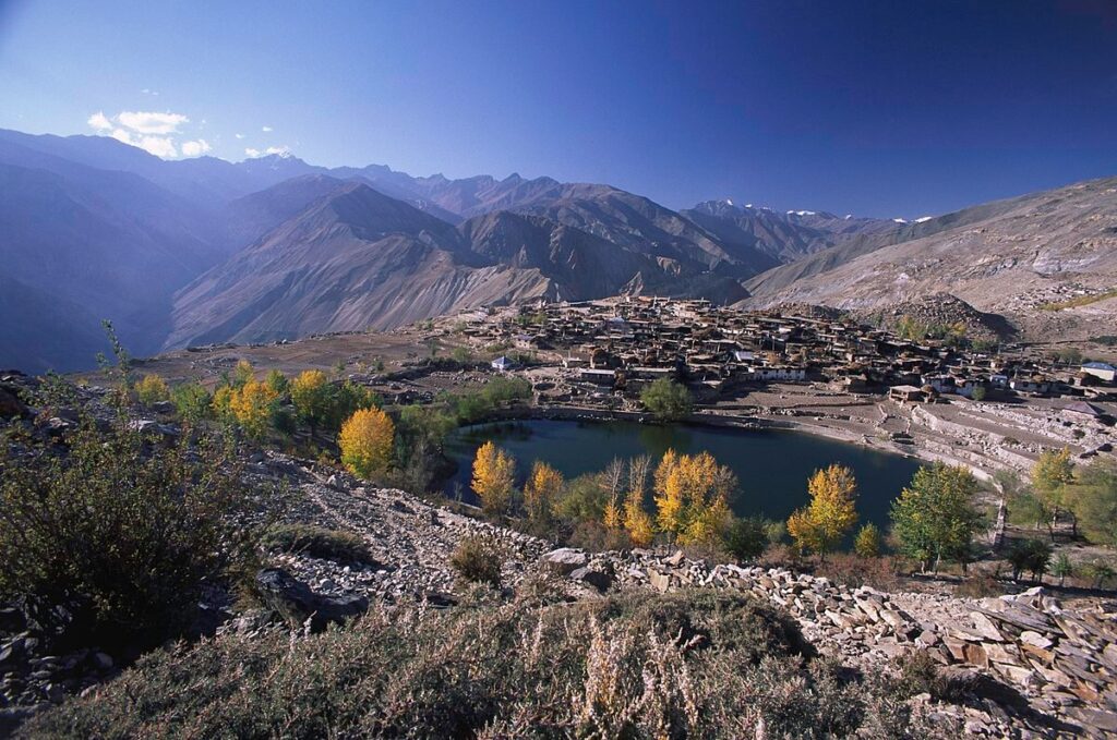 Nako Lake and Nako Village, Himachal Pradesh