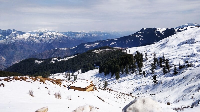 Patnitop Snowfall, Jammu and Kashmir