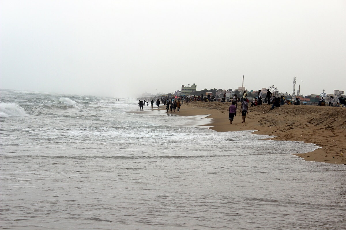 Elliot Beach, Chennai, Tamil Nadu